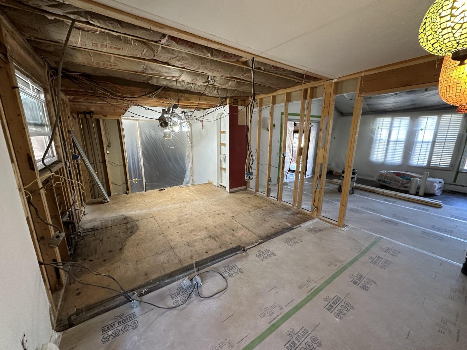 Property interior during strip-out